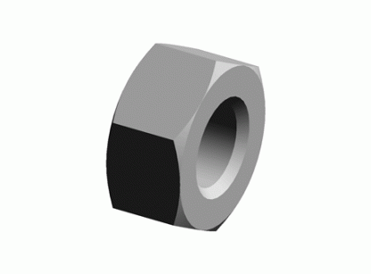 Plan 3d Ecrou